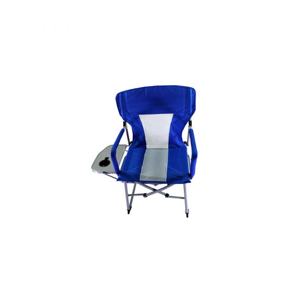 كرسي الكشتة البراري - كرسي مع طاولة جانبية المونيوم وحامل اكواب