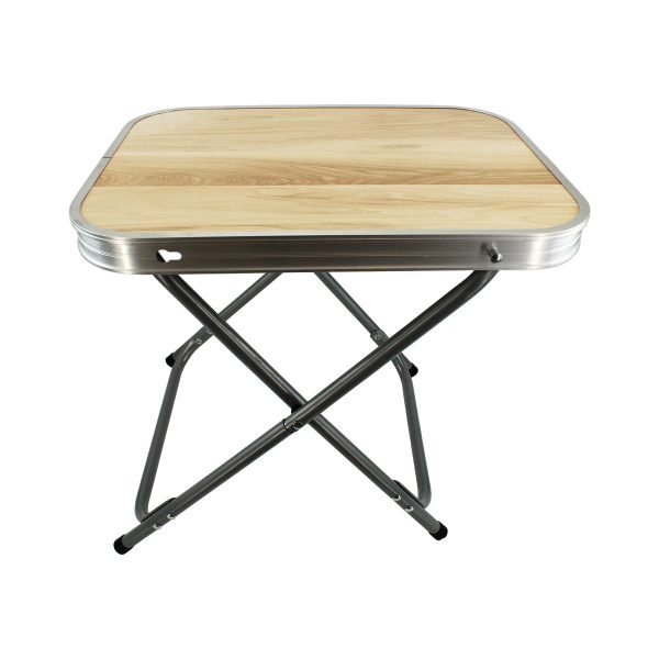 كرسي طاولة قابل للطي لون بيج 2x1